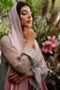 Ash Grey Embroidered Khaddi Net Gown (3-Piece) - Image 9