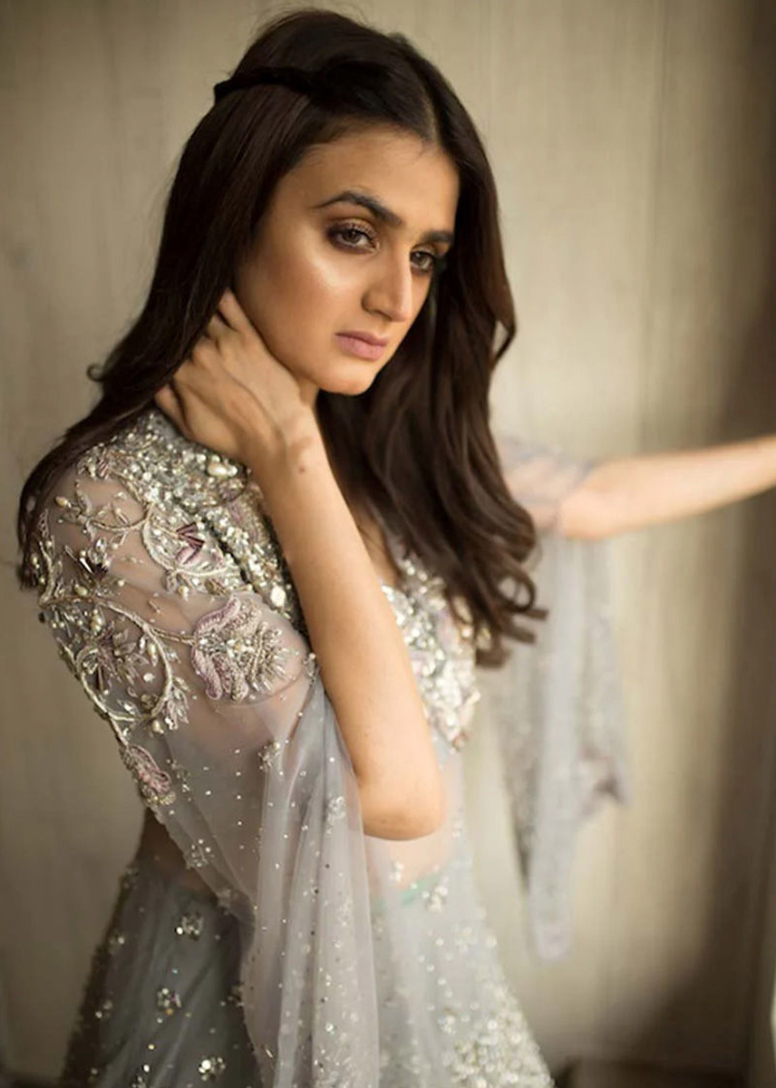 Grey Embellished Tulle Gown (1-Pc) - Image 4