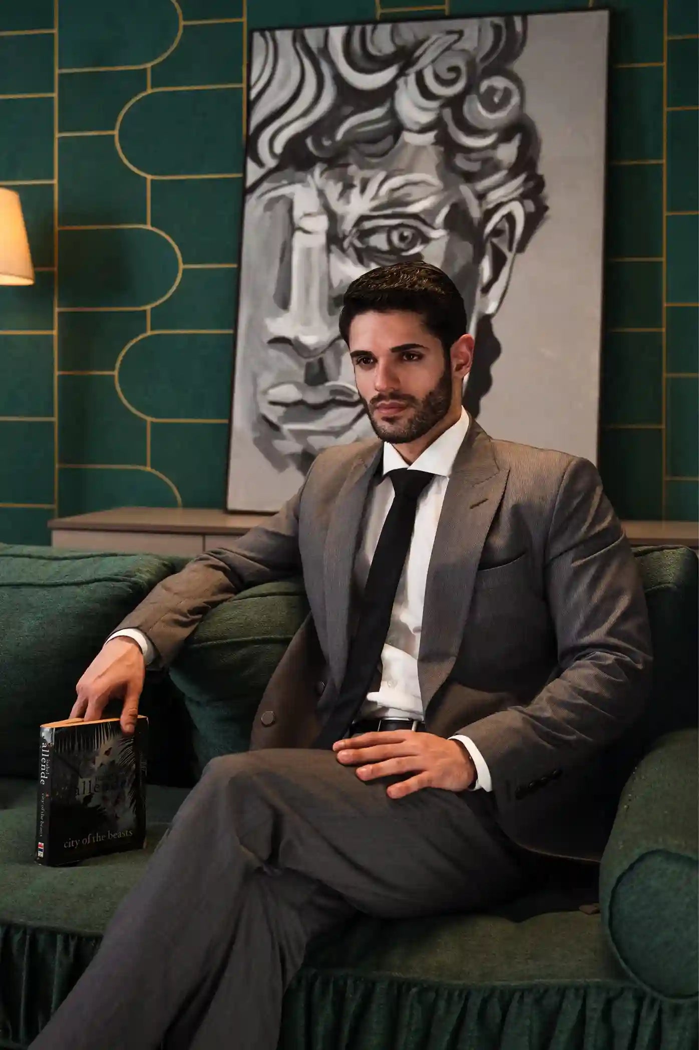 Steel Grey Wool-Blend Double-Breasted Suit (2-Piece) - Image 2