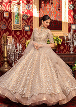 Grey Hand-Embroidered Net Pishwas (2-Piece) - Image 2