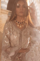 Grey Embroidered Luxe Cotton Lorex Salwar Kameez (3-Piece) - Image 2