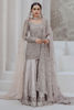 Grey Swarovski & Pearl Jamawar Sharara (3-Piece) - Image 2