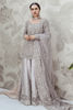 Grey Swarovski & Pearl Jamawar Sharara (3-Piece) - Image 5
