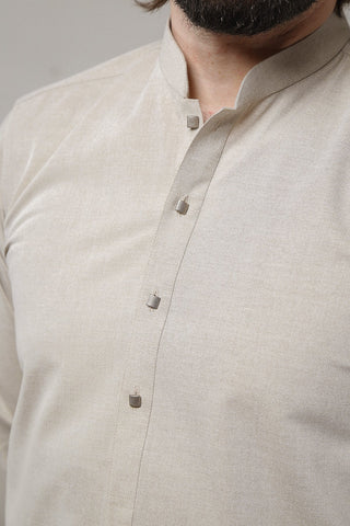 Grey Wash and Wear Kameez Shalwar (2-Piece) - Image 6