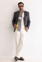 Charcoal Grey Prince Coat 3-Piece Suit - Image 4