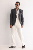 Charcoal Grey Prince Coat 3-Piece Suit - Image 5