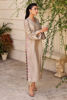 Grey Embroidered Korean Silk Salwar Kameez (2-Piece) - Image 3