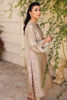 Grey Embroidered Korean Silk Salwar Kameez (2-Piece) - Image 7