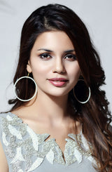 Jade Grey Hand-Embroidered Georgette-Chiffon Tunic (1-Pc) - Image 3