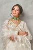 Ivory Embroidered Organza Angharka-Style Kalidaar (2-Piece) - Image 6