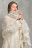 Ivory Embroidered Organza Angharka-Style Kalidaar (2-Piece) - Image 8