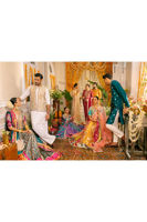 Pakistani Pastel Zardozi Gota Net Kalidar Dress (2-Piece) - Image 16