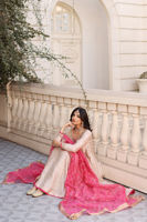 Pakistani Shell Handworked Silk Kalidaar (2-Piece) - Image 8