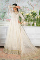 Ivory Zardozi Silk Net Kalidar (2-Piece) - Image 5