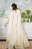 Ivory Zardozi Silk Net Kalidar (2-Piece) - Image 6