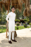 Off-White Boski Kurta Pajama Set (2-Piece) - Image 2
