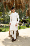 Off-White Boski Kurta Pajama Set (2-Piece) - Image 3