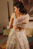 Ivory Embellished Net Lehenga Choli (3-Piece) - Image 5