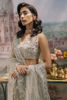 Dusky Ivory Embellished Silk Lehenga (3-Piece) - Image 3