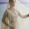 Pakistani Ivory Zardozi Pearl Silk Bridal Lehenga (3-Piece) - Image 8