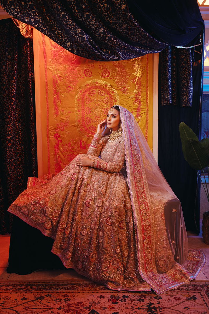 Pakistani Mousse Zardozi Tulle Lehenga Choli (3-Piece) - Image 7