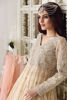 Pakistani Ivory & Peach Zari Net A-Line Lehenga (3-Piece) - Image 4