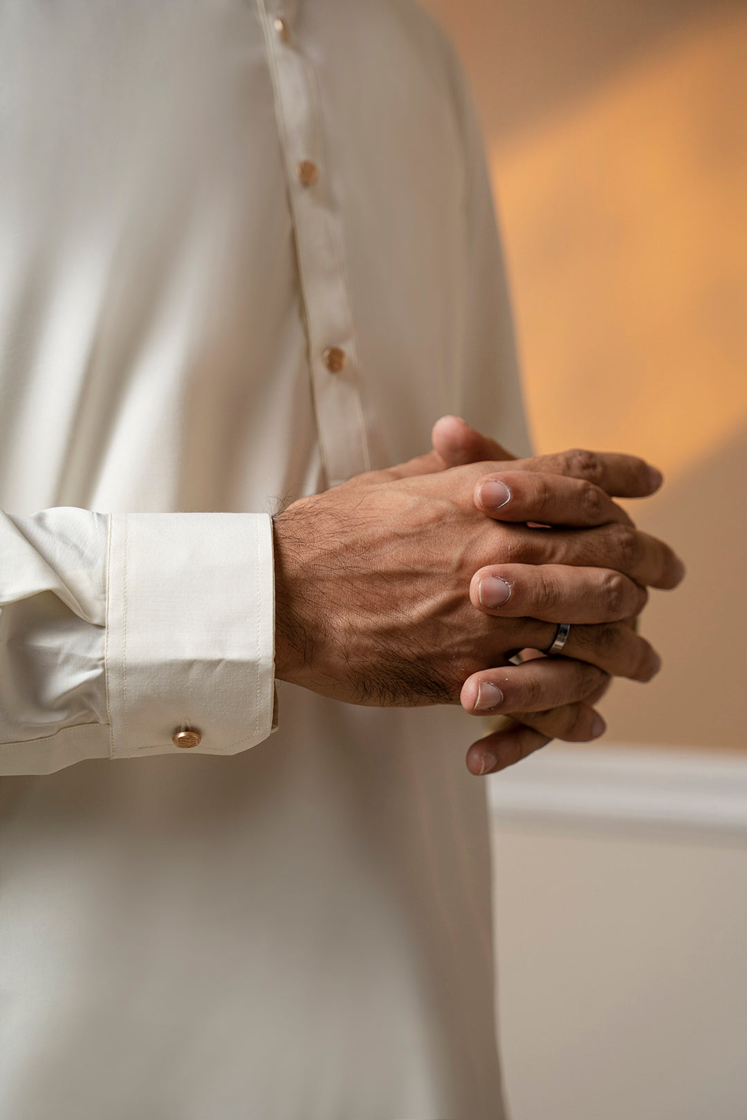 Off-White Bosky Fabric Shalwar Kameez (2-Piece) - Image 16