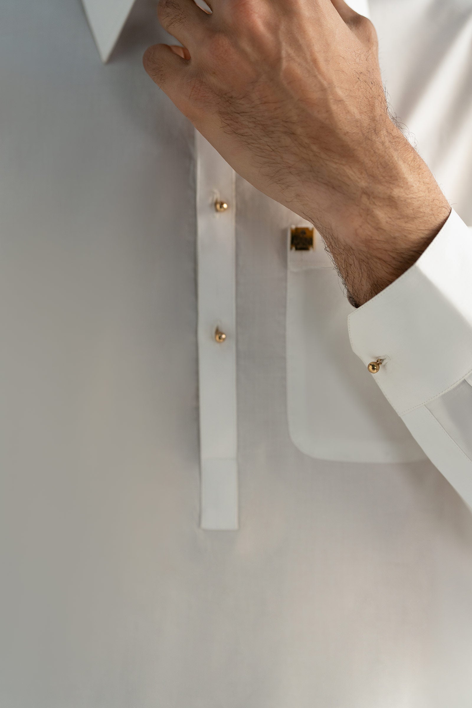 Off-White Premium Cotton Kurta Shalwar (2-Piece) - Image 5