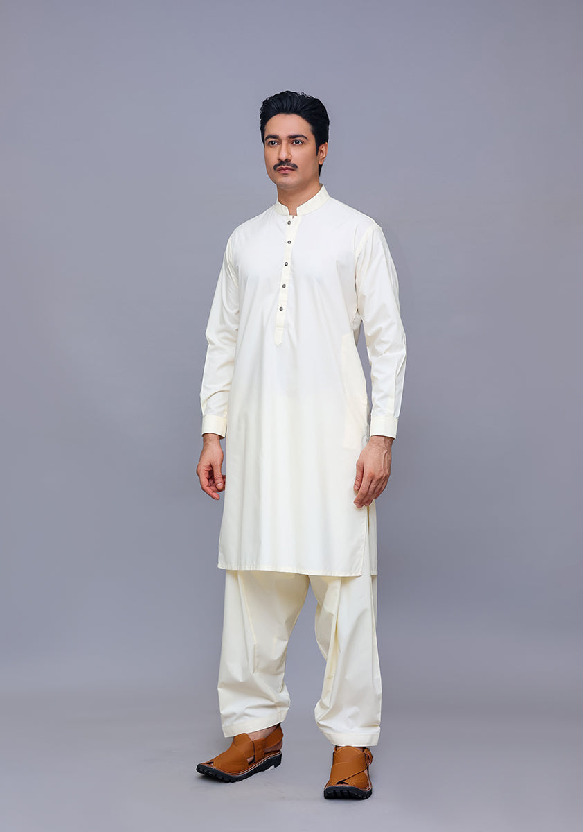 Vanilla Ice Poly Viscose Shalwar Kameez (2-Piece) - Image 1