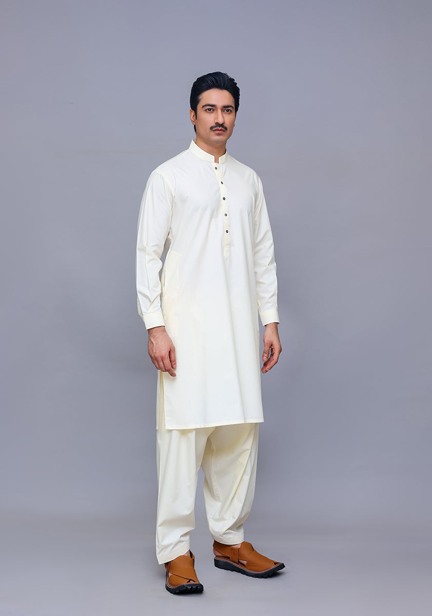 Vanilla Ice Poly Viscose Shalwar Kameez (2-Piece) - Image 2