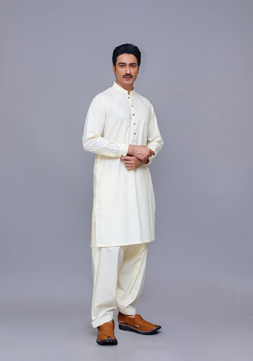 Vanilla Ice Poly Viscose Shalwar Kameez (2-Piece) - Image 3