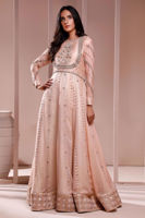 Ivory Embellished Chiffon Pishwas (2-Piece) - Image 6