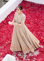 Ivory Resham Embroidered Net Pishwas Dress (2-Piece) - Image 2