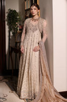 Off-White Hand-Embroidered Kalidaar Pishwas (2-Piece) - Image 6