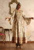 Pakistani Ivory Adda & Tilla Silk Pishwas Dress (3-Piece) - Image 3