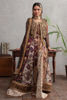 Pakistani Ivory Multi Embroidered Silk Pishwas Dress (4-Piece) - Image 2