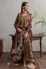 Pakistani Ivory Multi Embroidered Silk Pishwas Dress (4-Piece) - Image 4