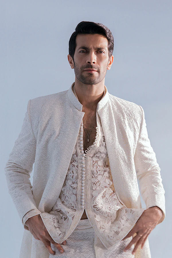 Off-White Reham Work Prince Jacket Set (3-Piece) - Image 1