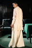 Ivory Embroidered Khaddi Net Jacket & Pants (2-Piece) - Image 10
