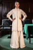 Ivory Embroidered Khaddi Net Jacket & Pants (2-Piece) - Image 2