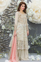 Pakistani Off-White Zardozi Net Salwar Kameez (3-Piece) - Image 4