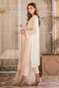 Pakistani Off-White Ivory Embroidered Salwar Kameez (3-Piece) - Image 4
