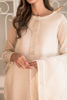 Pakistani Off-White Ivory Embroidered Salwar Kameez (3-Piece) - Image 7