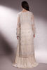 Pakistani Ivory Embroidered Organza Shirt with Crushed Silk Lehenga (3-Piece) - Image 4