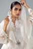 Ivory Hand Worked Organza Kurta with Raw Silk Pants (2-Piece) - Image 3