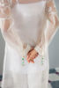 Ivory Hand Worked Organza Kurta with Raw Silk Pants (2-Piece) - Image 4