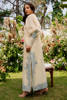 Ivory Embroidered Raw Silk Long Shirt & Pants (2-Piece) - Image 4