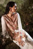 Pakistani Ivory Embroidered Pure Raw Silk Salwar Kameez (3-Piece) - Image 10