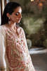 Pakistani Ivory Embroidered Pure Raw Silk Salwar Kameez (3-Piece) - Image 5