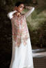Pakistani Ivory Embroidered Pure Raw Silk Salwar Kameez (3-Piece) - Image 7